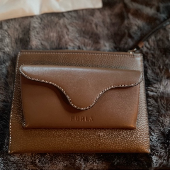 Furla Miastella Small Envelope Clutch -Brown - Picture 4 of 6